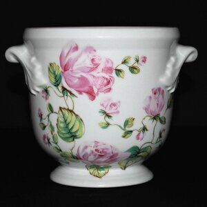 Vintage Vista Alegre Planter | Made in Portugal | Footed Planter with Ha…